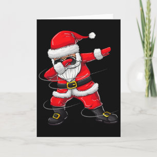Cartão Natal Para Crianças Dabando Papais noeis Menino Ga