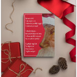 Cartão Natal para Papais noeis sonolentos<br><div class="desc">Papais noeis sonolentos Cartão de Natal Um poema sobre Papais noeis sonolentos na frente do cartão!</div>