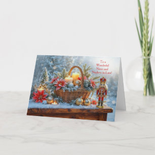 Cartão Natal para Sobrinha e Cunhado ou Sobrinho por Afin