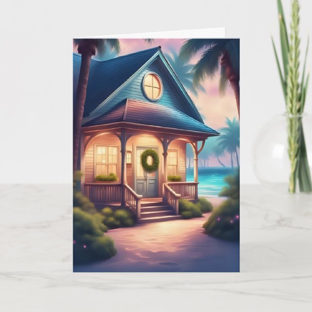 Cartão Natal pela margem (Frente)