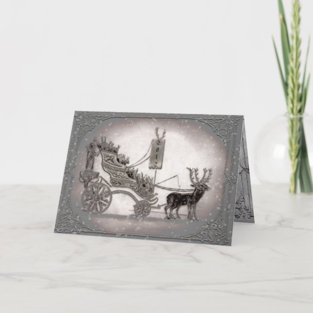 Cartão Natal Personalizável de 2012 (Frente)