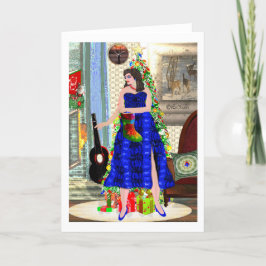 Cartão Natal precioso Design criativo LeeMarie
