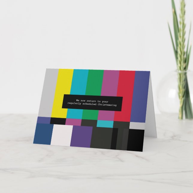 Cartão Natal regular, feriado engraçado 2021 (Frente)