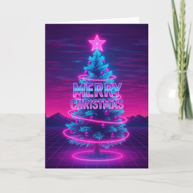 Cartão Natal Retro (Frente)