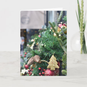 Cartão Natal Tree London Fesason Season Photoshop