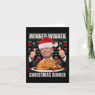 Cartão Natal Trump Humor de Natal Divertido Trump Xmas 4 