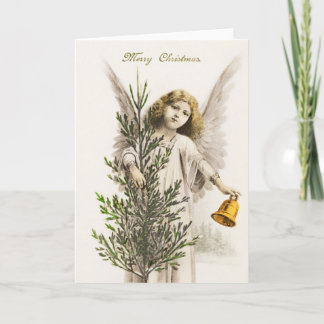 Cartão Natal vintage Angel