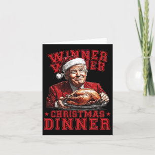 Cartão Natalina Divertida Humorística Trump Vencedor Venc