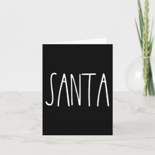 Cartão Natalino Favorito de Papai Noel Para Homens Casais