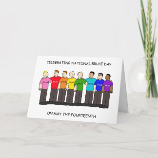 Cartão National Bruce Day May 14th