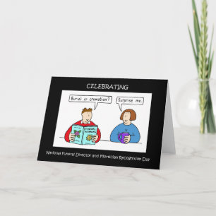 Cartão National Funeral Director Day, March 11th