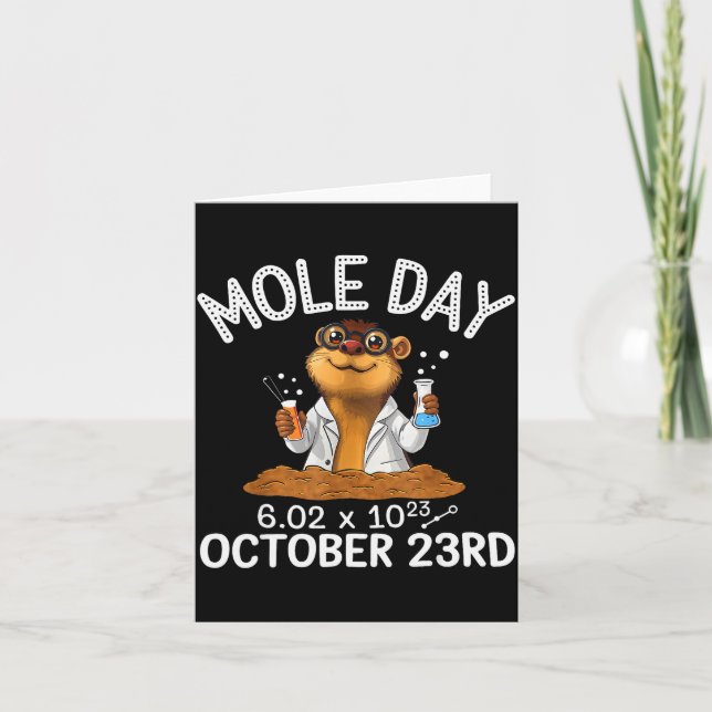 Cartão National Mole Day Animal Mammal Mole Whisperer  (Frente)