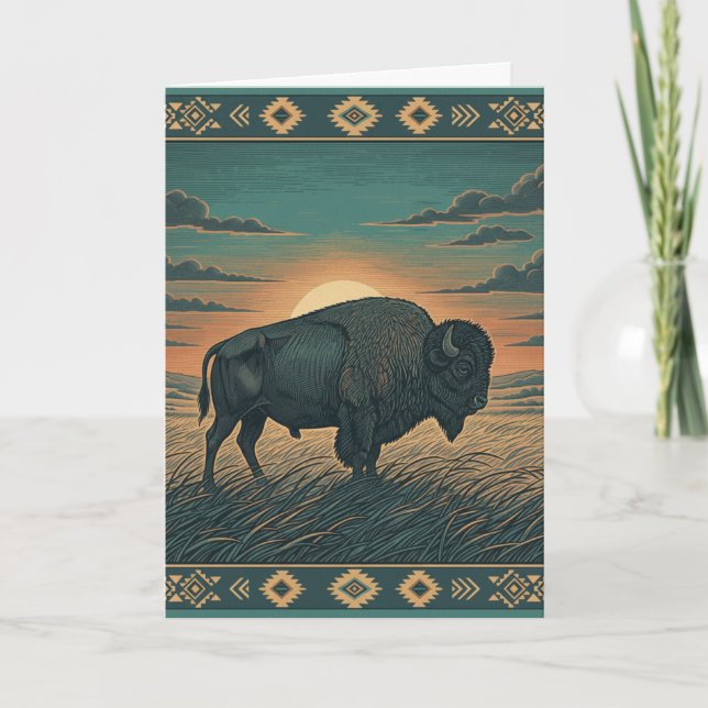 Cartão Native american heritage Greeting  (Frente)