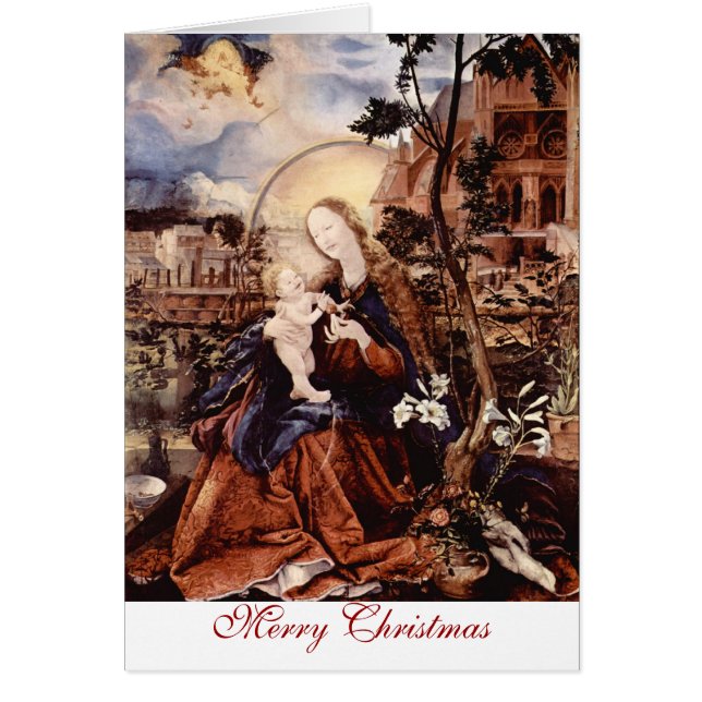 CARTÃO NATIVIDADE COM VIAS BRANCAS - MÁGICA DO NATAL (Frente)