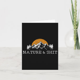 Cartão Natureza & - Montanhas Engraçadas Ao Ar Exteri