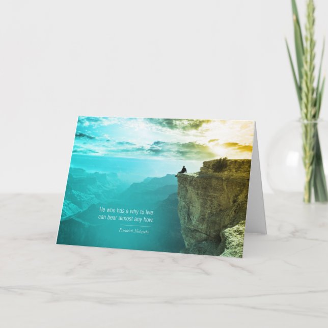 Cartão Natureza da aventura da natureza de Friedrich (Frente)