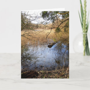 Cartão Natureza das zonas rurais