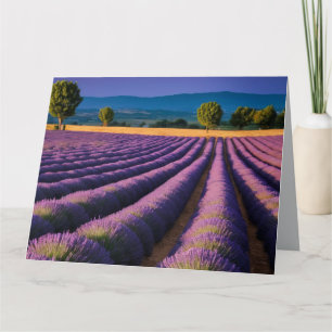 Cartão Natureza lavanda no exterior Paisagem pacífica