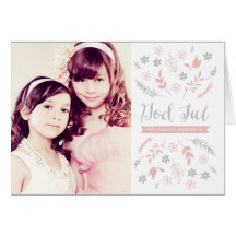 Naturlig jul hälsning