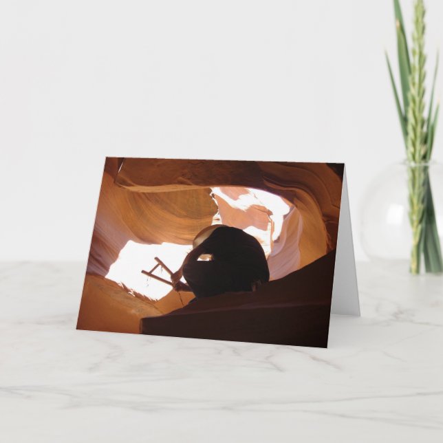 Cartão Navajo Upper Antelope Canyon (2) - placa (Frente)