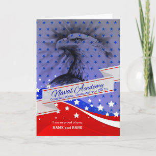 Cartão Naval Academy Graduate American Eagle