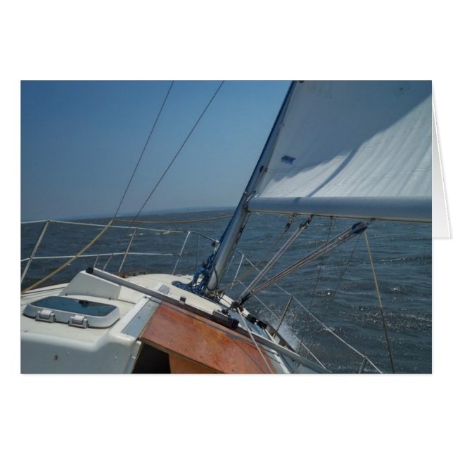 Cartão nave ahoy (Frente horizontal)