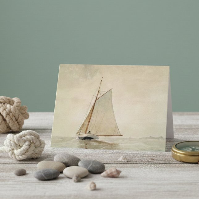 Cartão Navegação em Gloucester Winslow Homer Note (Criador carregado)