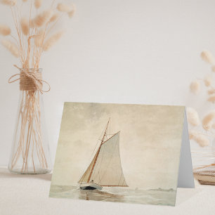 Cartão Navegação em Gloucester Winslow Homer Note