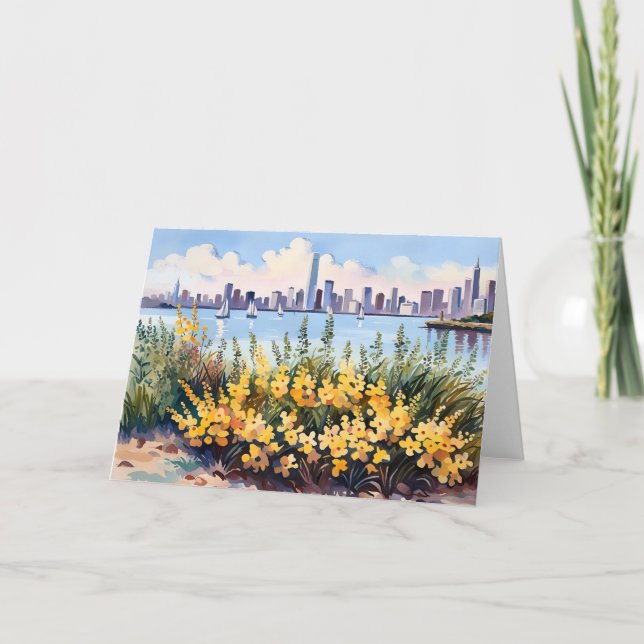 Cartão Navegação na baía (Frente)