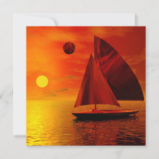 Cartão Navegação no Sunset