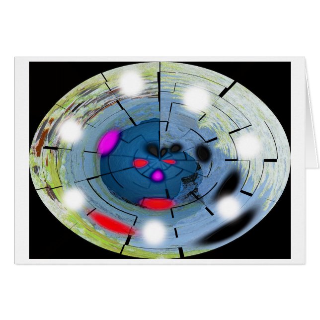 Cartão navegação por alienígena (Frente Horizontal)