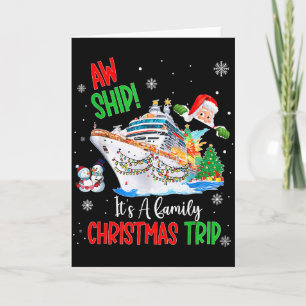 Cartão Navegando É Uma Viagem de Cruzeiro de Natal 2025 F