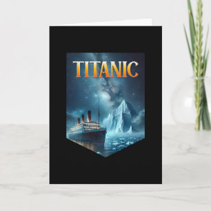 Cartão Navio Cruzeiro Titanic Iceberg 1912 Rms Viagem Hom