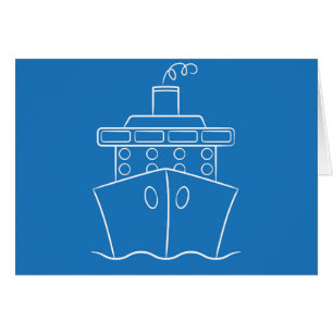 Cartão Navio de cruzeiro