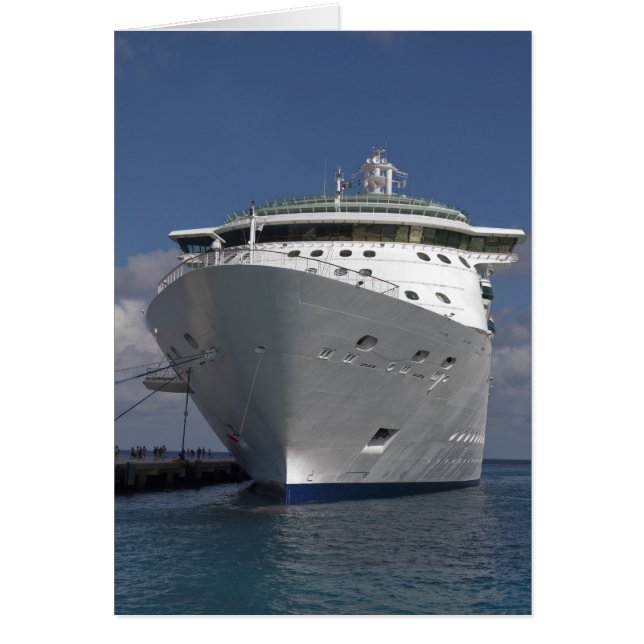 Cartão Navio de cruzeiro (Frente)