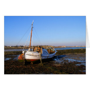 Cartão Navio de pesca em Guernsey