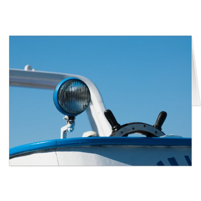 Cartão Navio náutico (Frente Horizontal)