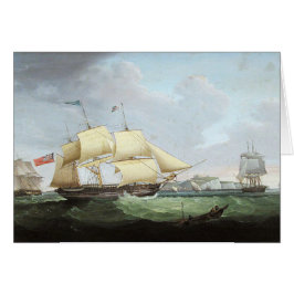 Cartão Navio Schooner Harriet 1900