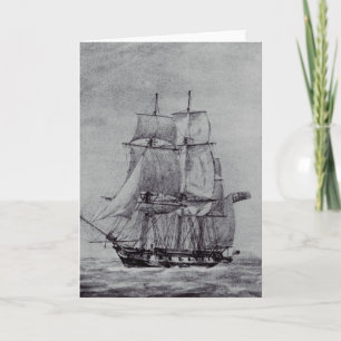Cartão Navios Gráficos de Arte Fina Oceanic Trek