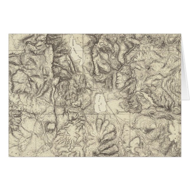 Cartão NE California e NW Nevada 2 (Frente Horizontal)