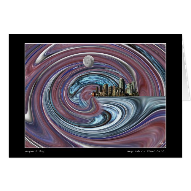 Cartão Neap Tide for Planet Earth (Frente Horizontal)