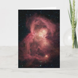 Cartão Nebulosa da Borboleta Espacial