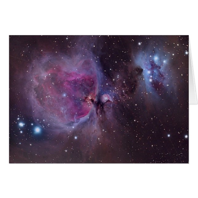 Cartão Nebulosa de Orion (Frente Horizontal)