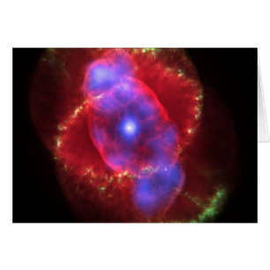 Cartão Nebulosa do Olho do Gato brilhando