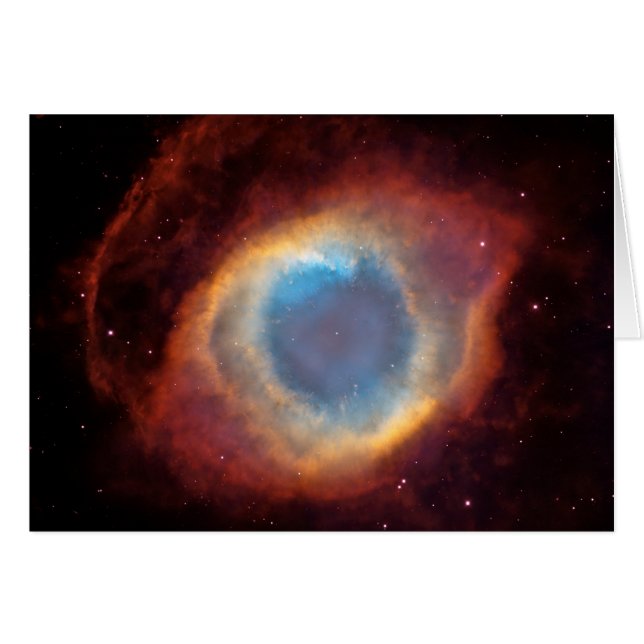 Cartão Nebulosa Hélice (Frente Horizontal)