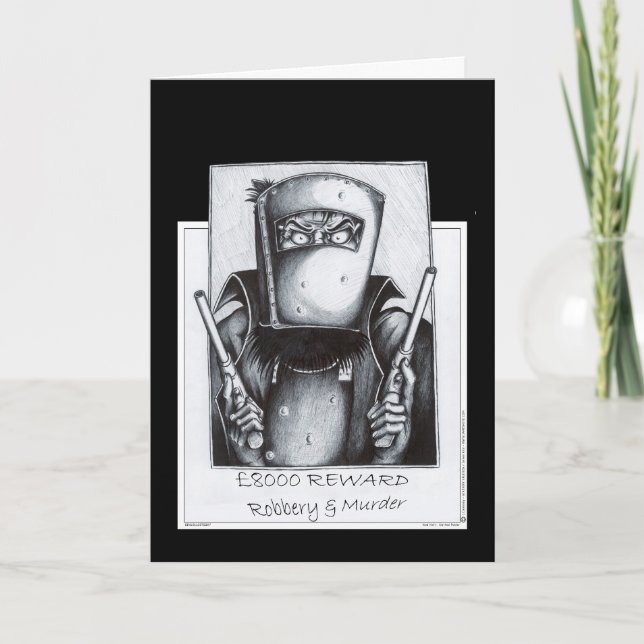 Cartão Ned Kelly: Querido (Frente)