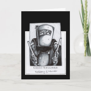 Cartão Ned Kelly: Wanted