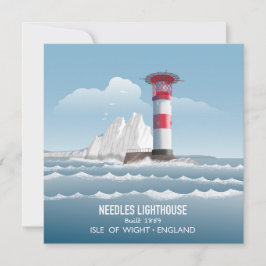 Cartão Needles Lighthouse