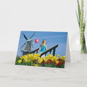 Cartão Neerlandesa com balão