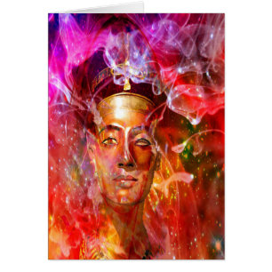 Cartão Nefertiti Egípcia